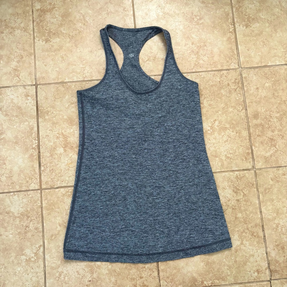 Lululemon Athletica Blue Racerback Tank Top
